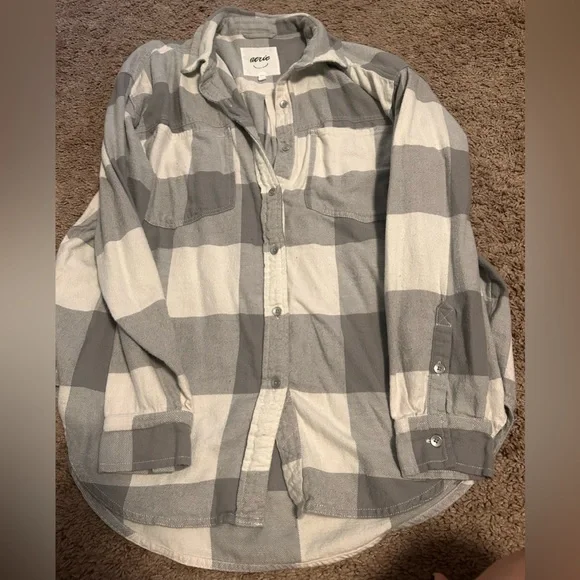 Aerie Anytime Fave Flannel Shirt - Picture 3 of 4